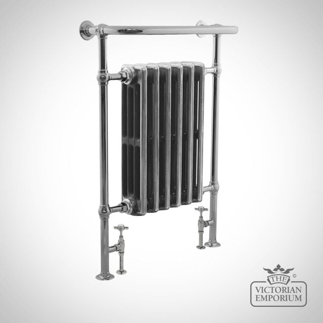 Bierton Heated Towel Rail 960x675mm In A Chrome Or Copper Finish