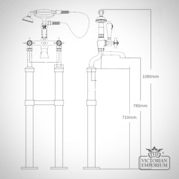 Taps Line Drawing