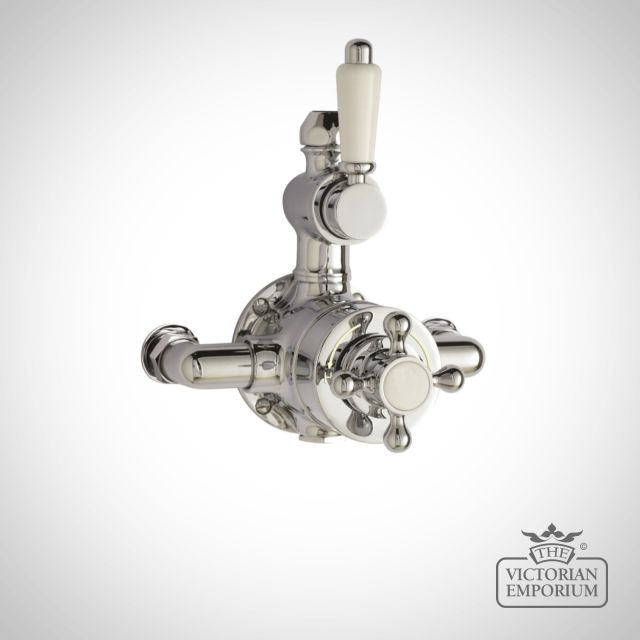 Victorian Chrome Twin Thermostatic Shower Valve