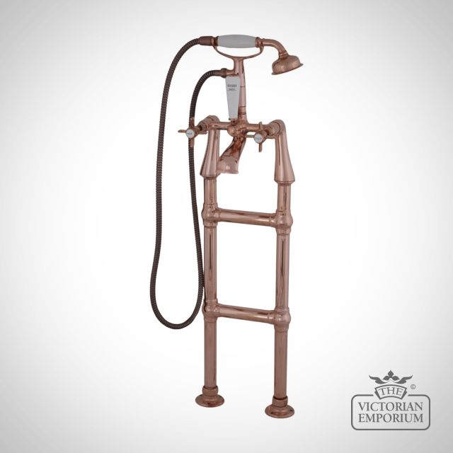 Copper Standing Tap For A Rolltop Bath Traditional Victorian Qss021