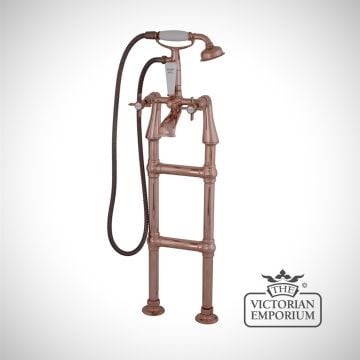 Copper Standing Tap For A Rolltop Bath Traditional Victorian Qss021