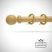 Wooden Curtain Poles Traditional Victorian Classical Decorative Lincoln Natural