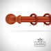 Wooden-curtain-poles traditional victorian classical decorative-lincoln-walnut