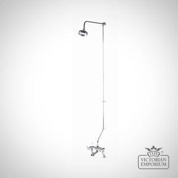 Chrome Rigid Riser Kit Shower Kit