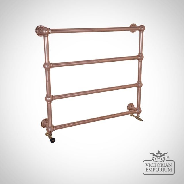 Grande Heated Towel Rail 1000x1100mm In A Copper Finish