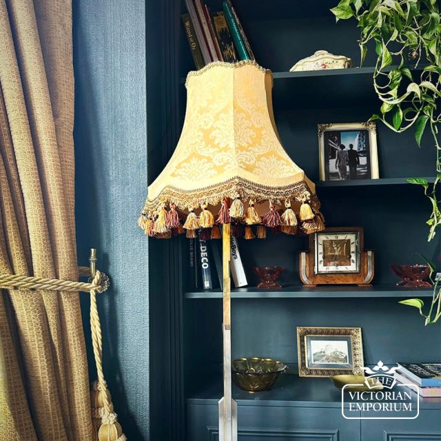 The Citrine Damask Lampshade in a Choice of Sizes