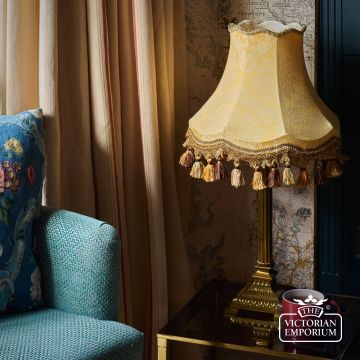 The Citrine Damask Lampshade  T T Citrine Website Adjust