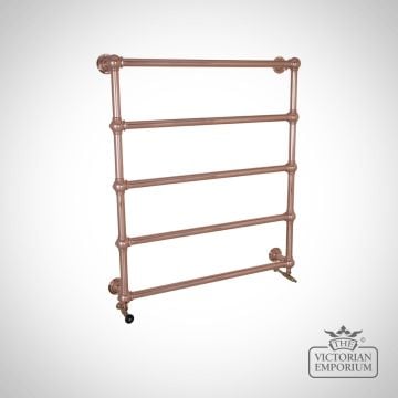 Grande Tall Wall Mounted Heated Towel Rail 1300x1150mm In A Chrome, Nickel Or Copper Finish
