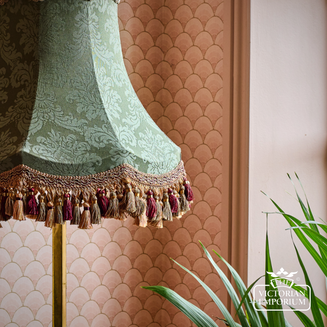 The Emerald Damask Lampshade  Emerald 1