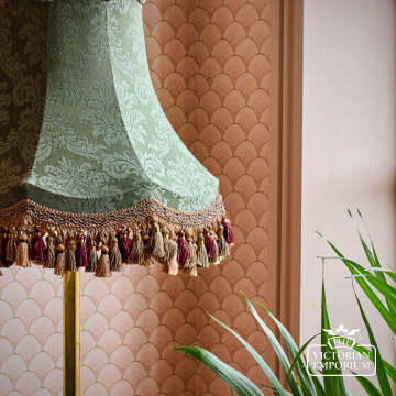 The Emerald Damask Lampshade  Emerald 1