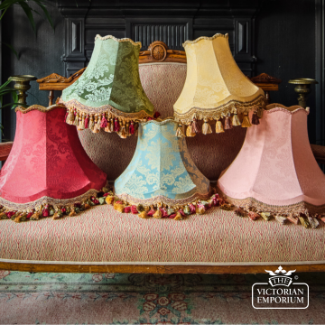 The Ruby Damask Lampshade  Jewel Collection Group