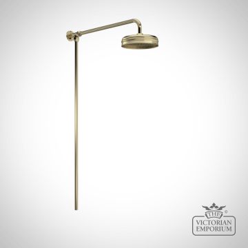 Brushed Brass Dual Rigid Riser Kit