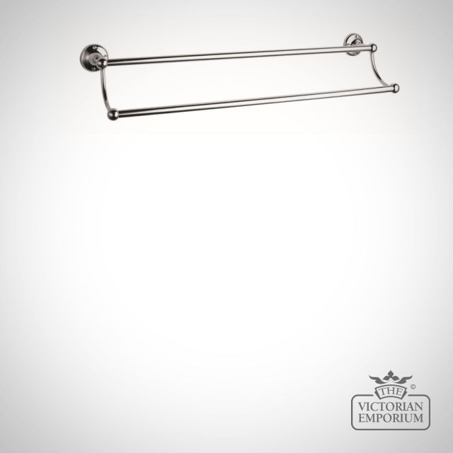 Victorian Chrome Double Towel Rail