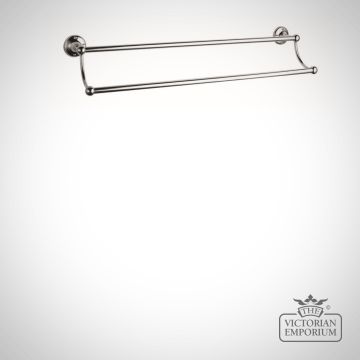Victorian Chrome Double Towel Rail