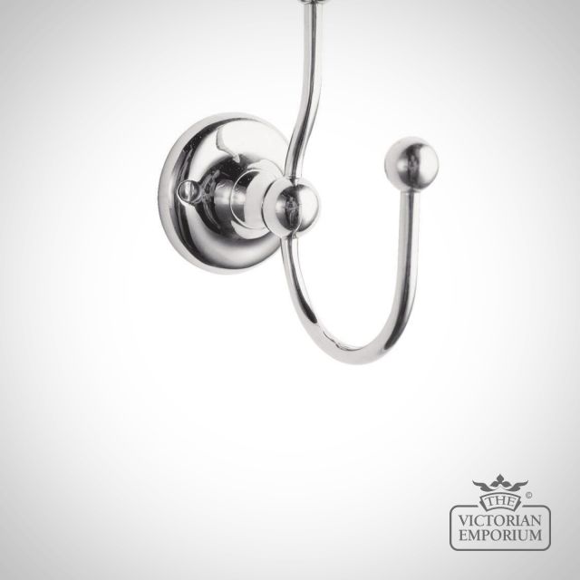 Chrome Double Robe Hook