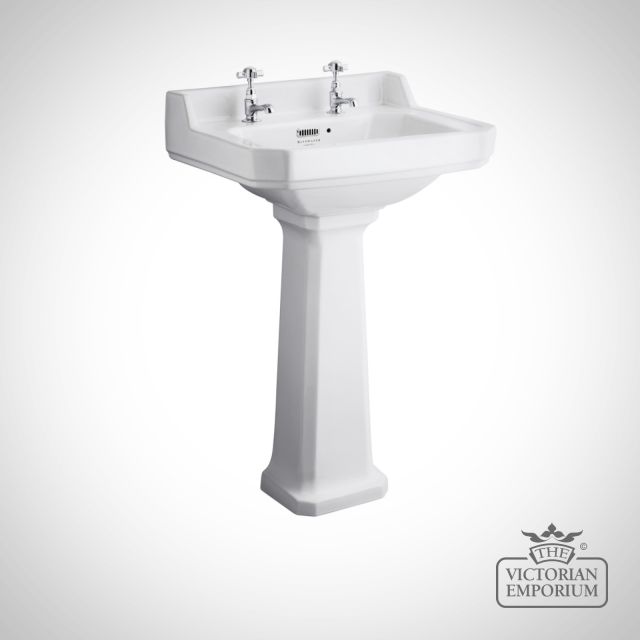 Fitzroy 560mm Ceramic Basin and Pedestal