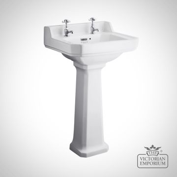 Fitzroy 500mm Ceramic Basin and Pedestal