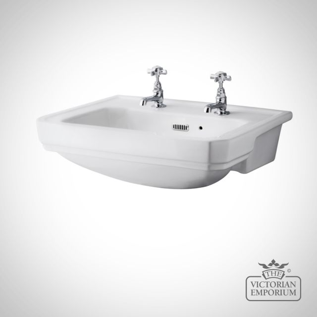 560mm Semi-recessed Basin