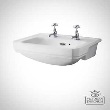 560mm Semi-recessed Basin