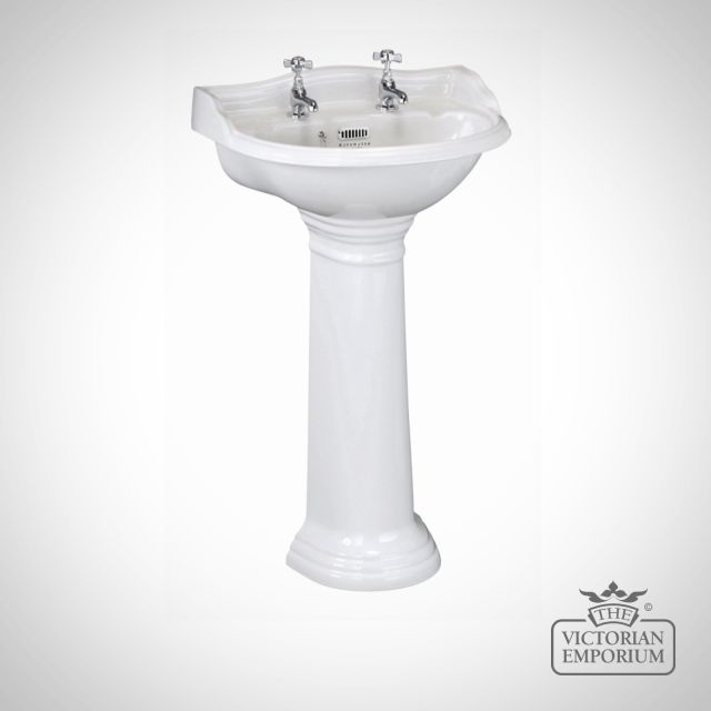 Porchester 500mm Ceramic Basin and Pedestal