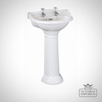 Porchester 500mm Ceramic Basin and Pedestal