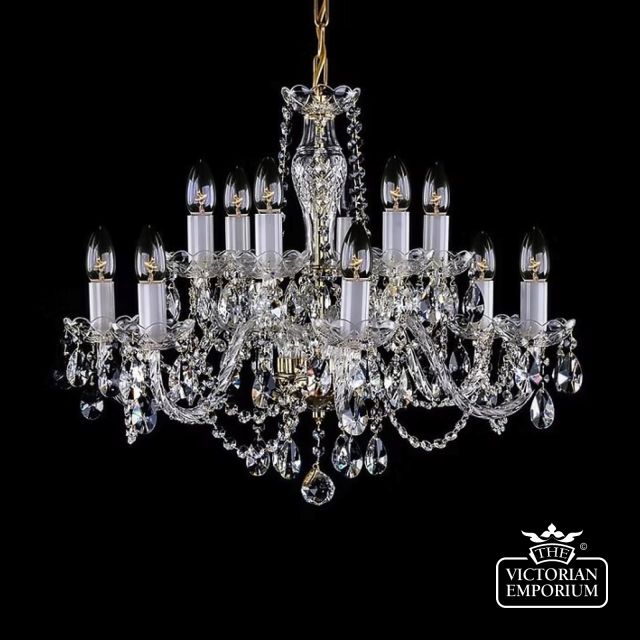 Lilla 12 Arm Chandelier