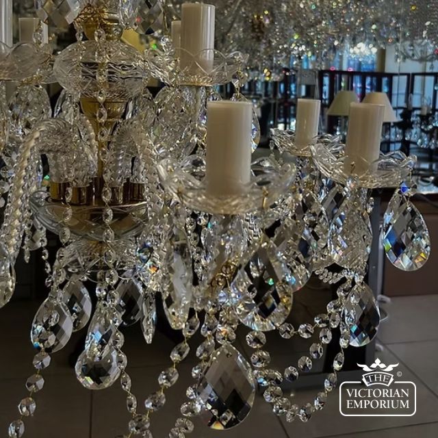Angelina 12 Arm Crystal Chandelier
