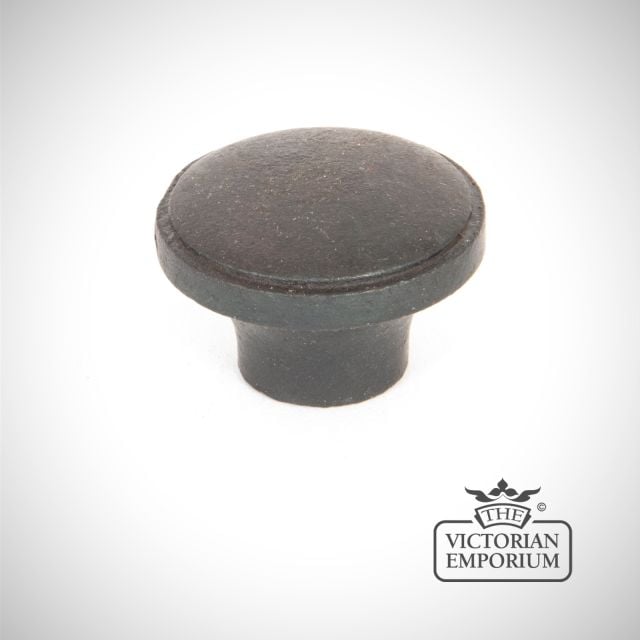 Beeswax ribbed cabinet knob