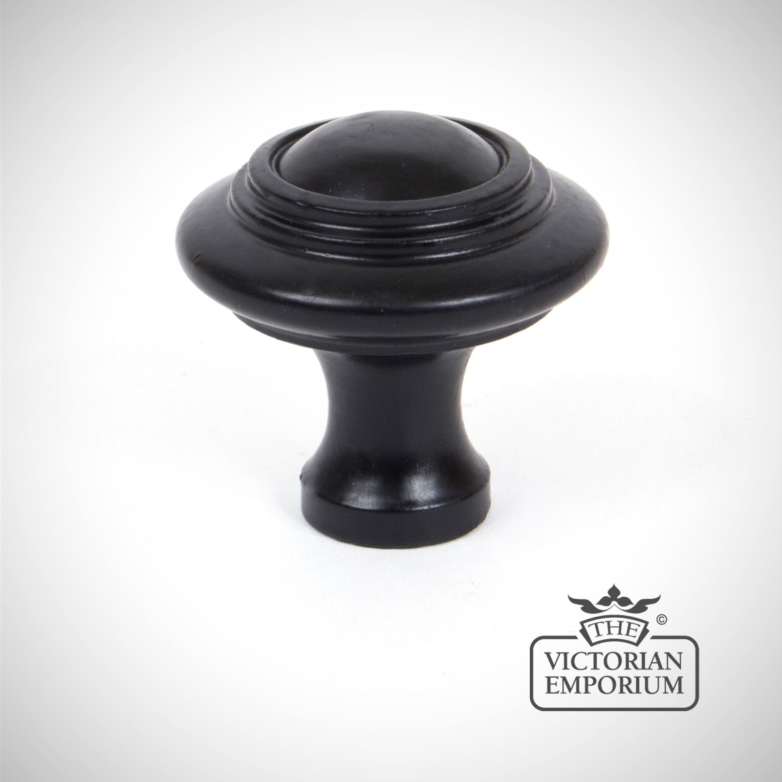 Black Knob with circular pattern Knobs