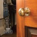 Brass Handle Knob Door Cupboard Ironmongery Traditional Victorian Old Classic Prestbury Insitu
