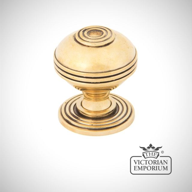Brass Handle Knob Door Cupboard Ironmongery Traditional Victorian Old Classic Decorative 83896 Angle