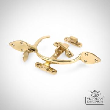 Suffolk Door Latch in Polished Brass