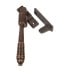 Bronze Espagnolette Reverse Handle Window Ironmongery Traditional Victorian 19thcentry Old Classic 83971 Angle
