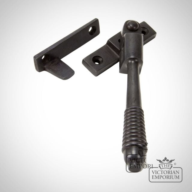Window Fastener Aged Bronze Night Vent Reeded Locking 83971
