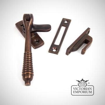 Bronze Espagnolette Handle Window Ironmongery Traditional Victorian 19thcentry Old Classic 83974 Angle