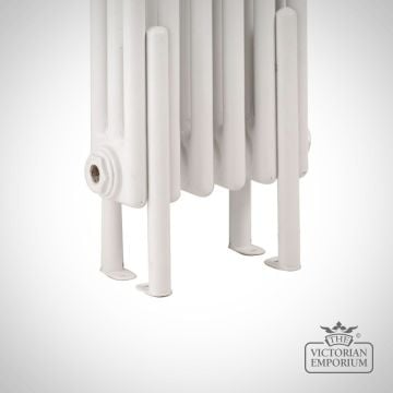 Nelson White 600mm high x 3 Column Vertical Traditional Column Radiator