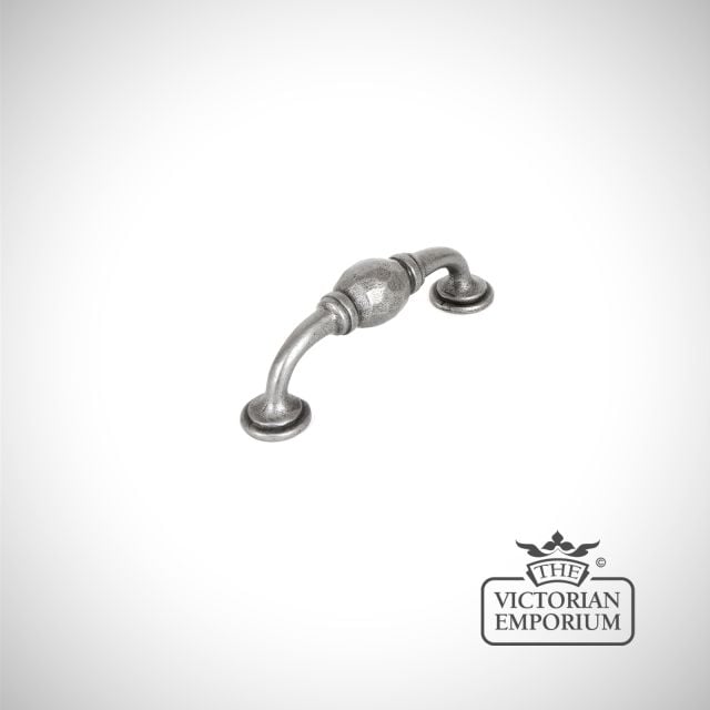 Hammered cast iron pull handle - choice of three sizes