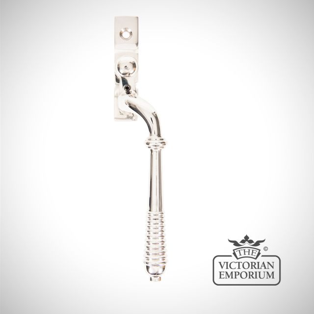 Nickel Espagnolette Handle Window Ironmongery Traditional Victorian 19thcentry Old Classic 83916