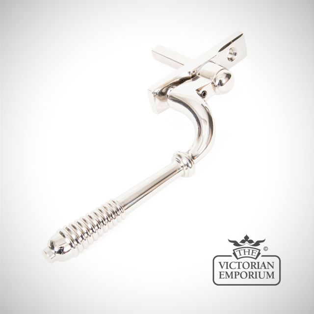 Nickel Espagnolette Handle Window Ironmongery Traditional Victorian 19thcentry Old Classic 83916 Angle