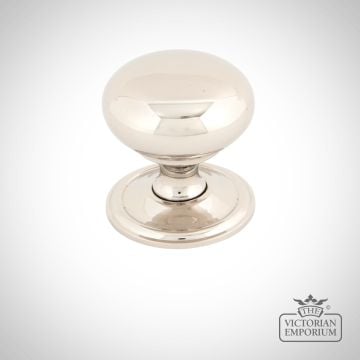 Polished Nickel Mushroom Cabinet Knob in a choice of 2 sizes