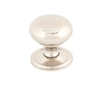 Polished Nickel Mushroom Cabinet Knob in a choice of 2 sizes