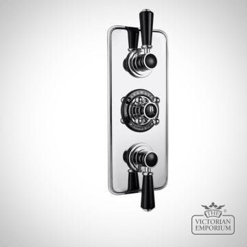 Chrome Triple Concealed Valve with Diverter
