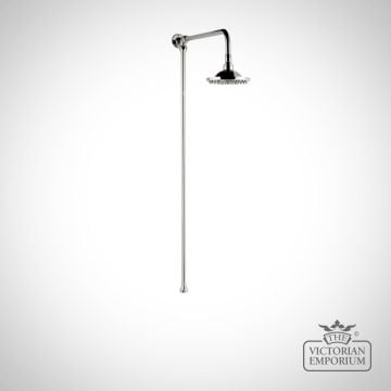 Chrome Rigid Riser Kit With 6” Self Cleaning Head