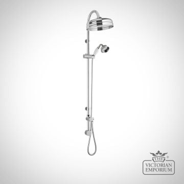 Chrome Rigid Riser Kit with Concealed Elbow