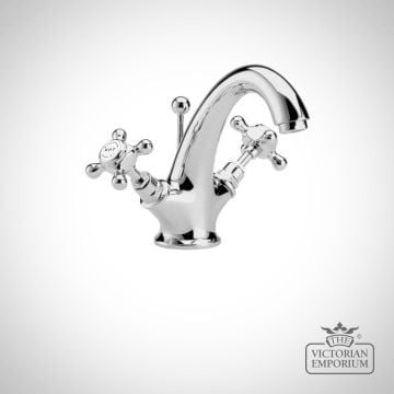 Mono Basin Mixer With Pop Up Waste in Chrome or Brushed Brass