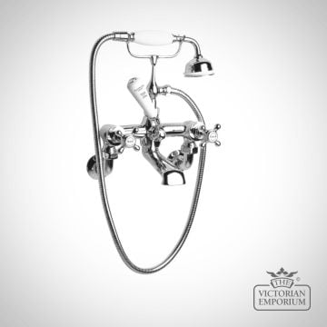 Chrome Wall Mounted Bath Shower Mixer