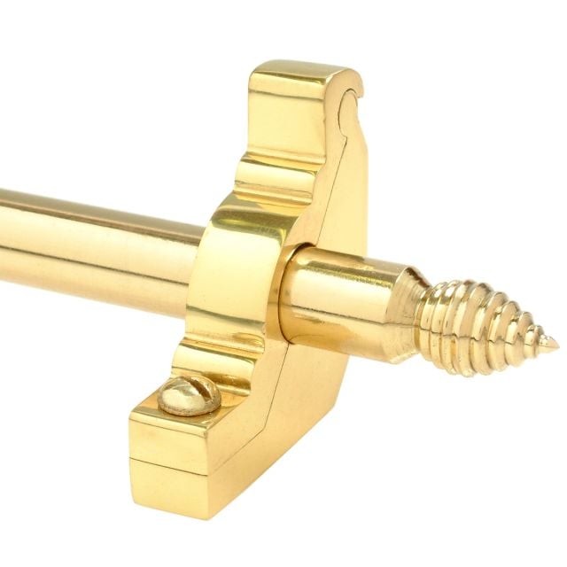 Solid brass stair Rod with choice of finials