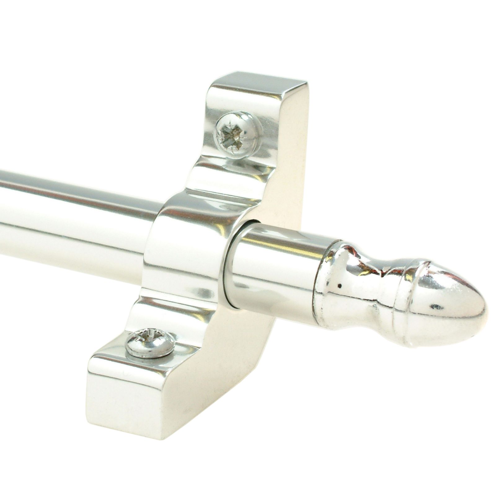 Basic stair rod with acorn finial available in a choice of finishes