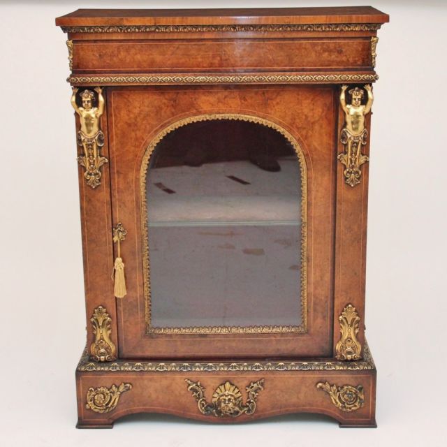 19th Century walnut cabinet