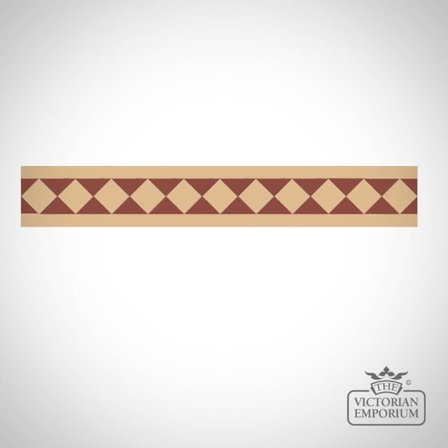 Olde English Classic Border Geometric Floor Tile2